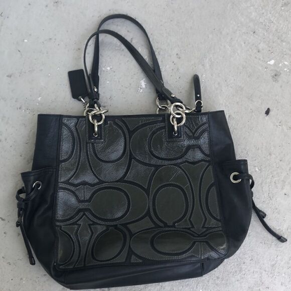 Coach leather bag  - Picture 2 of 8